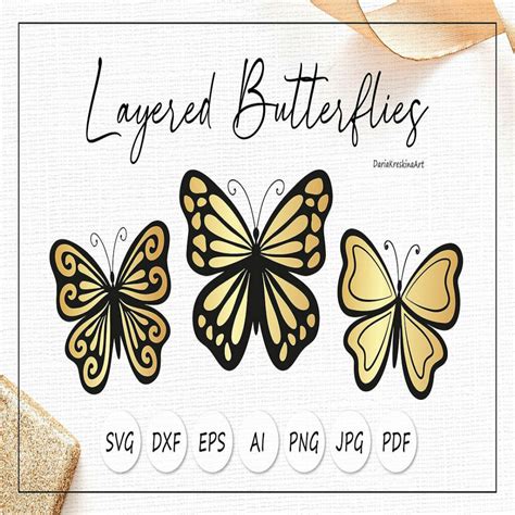 Download Layered Butterfly Bundle Commercial Use