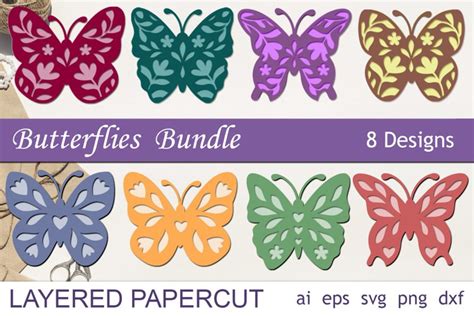 Download Layered Butterfly Bundle Crafts