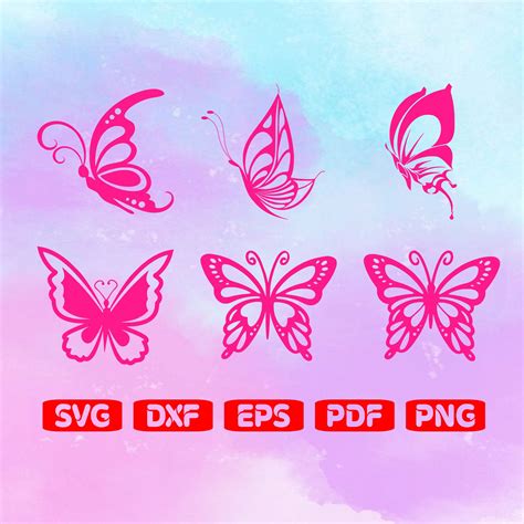 Download Layered Butterfly Bundle Cricut SVG DXF Files