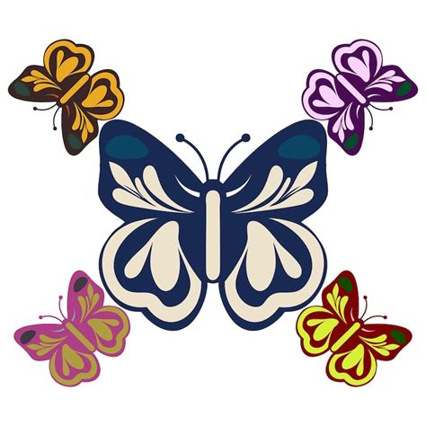 Download Layered Butterfly Bundle Files Free PSD Mockups