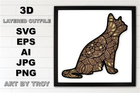 Download Layered Cat Mandala Svg - 260+ Best Quality File Commercial Use