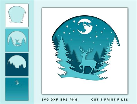 Unwrap the Magic of Christmas with Stunning Layered Christmas Svg Designs