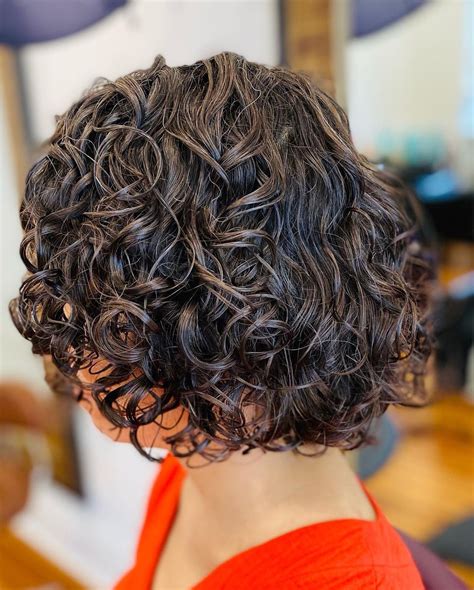 Layered Curly Bob for Volume