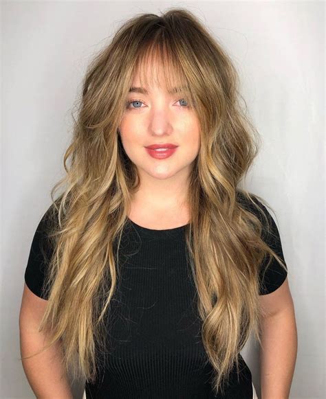 Layered Long Bangs