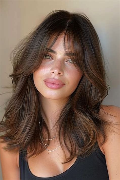 Layered Mid Length Hair