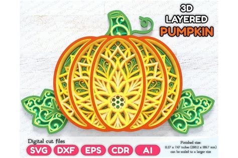 Download Layered Pumpkin Mandala Svg - 159+ SVG PNG EPS DXF File Printable