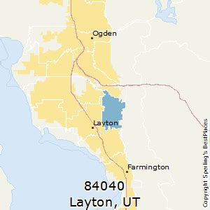 Utah Zip Code Map, Utah Postal Code