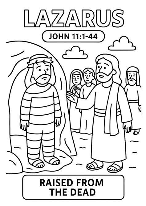Lazarus Coloring Page