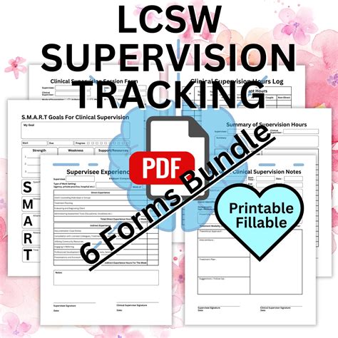 Lcsw Supervision Log Template Excel