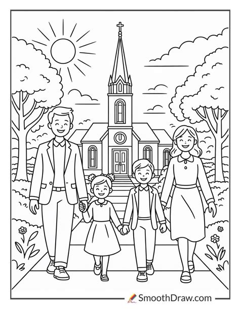 Lds Church Coloring Pages