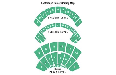 Lds Conference Center Auditorium Seating Chart