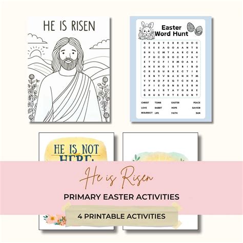 Lds Easter Activities For Primary