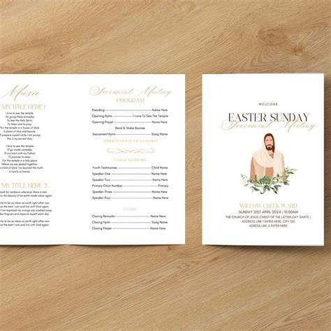 Lds Easter Sacrament Program