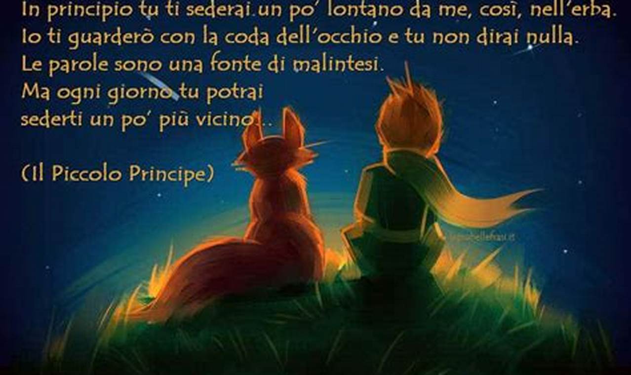 Le Frasi Più Belle Del Libro Il Piccolo Principe