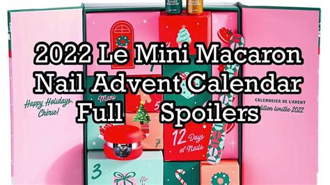 Le Mini Macaron Advent Calendar