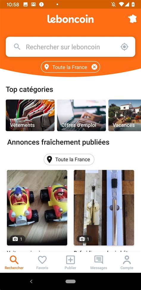 Le Bon Coin-Forrit Fyrir Android