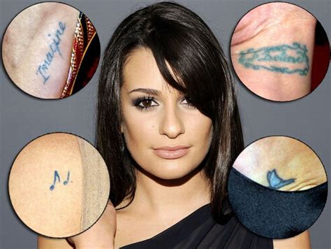 Lea Michele gets tattoo in honour of Cory Monteith All 4
