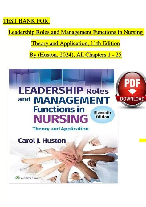 Leadership Roles And Management Functions In Nursing: Theory And Application Highlights