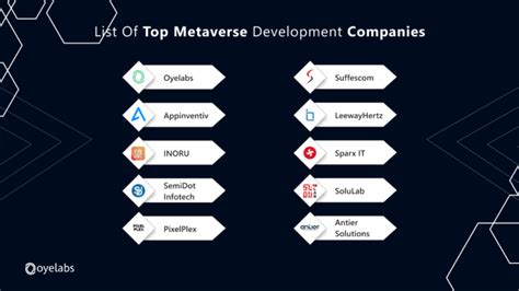 Leading Metaverse Companies and Projects