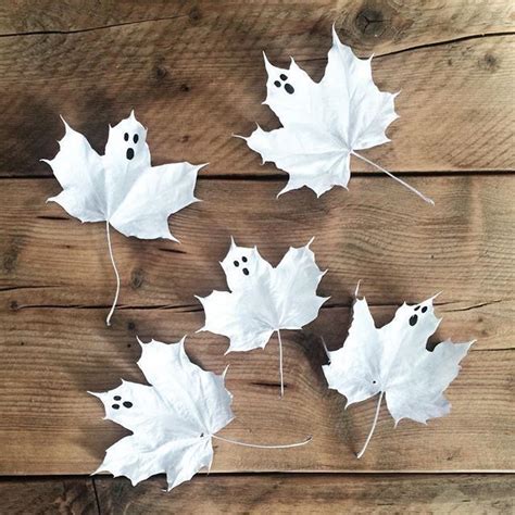 Leaf Ghost Decorations