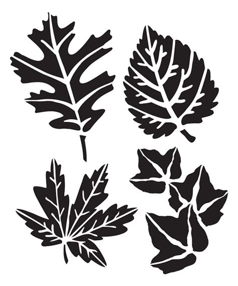 Leaf Stencils Free Printable