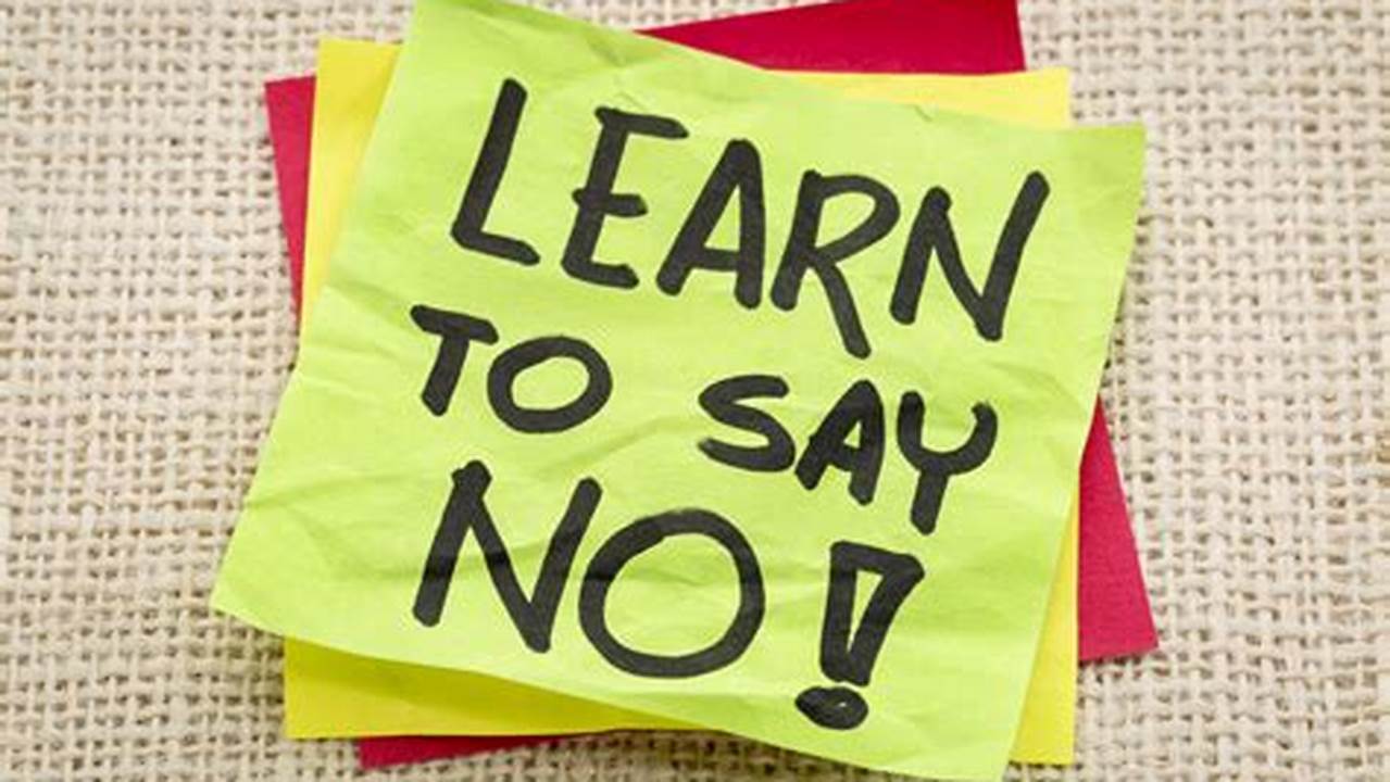 Learn To Say No, Breaking-news