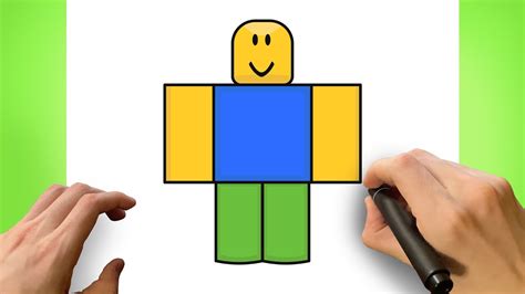 Learn How to Draw Noob from Roblox (Roblox) Step by Step 