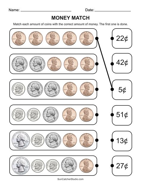 Learn Money Worksheets