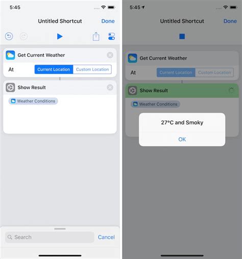 Learn to Use the Clock and Weather Actions in Shortcuts 2.1