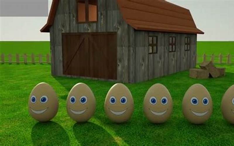 Learning Colors - Colorful Eggs On A Farm