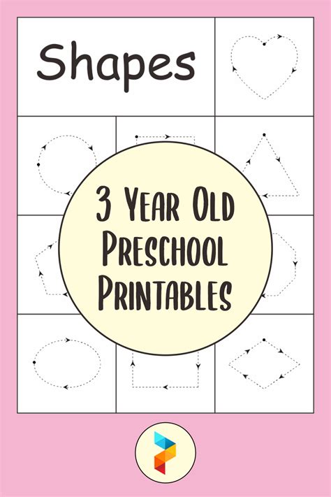 Learning Printables For 3 Year Olds