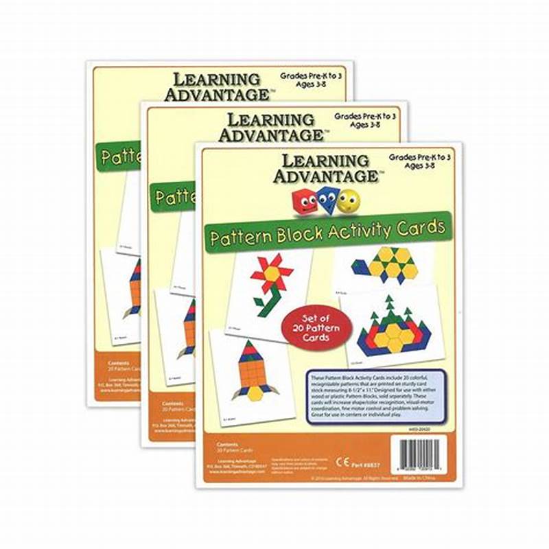 Learning Advantage Pattern Block Activity Cards