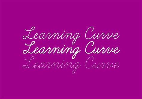 Master the Art of Writing with Learning Curve Font - The Only Typeface that Combines Beauty and Functionality with Elegant Lines!