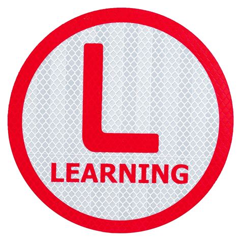 Learning L Sticker For Car