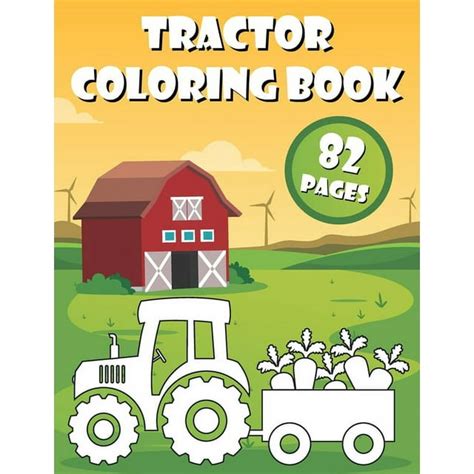 Learning Through Play with a Tractor Coloring Book
