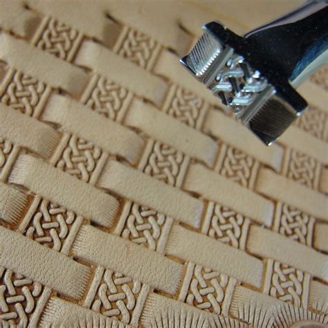 Leather Basket Weave Stamp