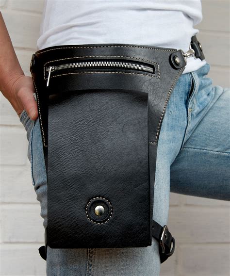 Leather Thigh Bags