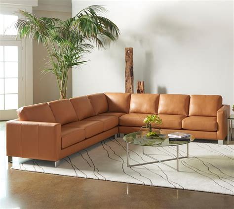 Leather Corner Sectional