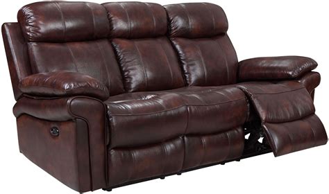 Indulge in Luxurious Comfort: Be Embraced by our Plush Leather Couch with Recliners
