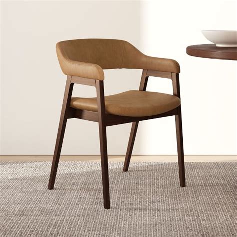 Leather Low Profile Dining Chairs