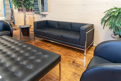 Leather Office Sofa