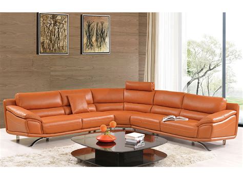 Leather Sectional Modern