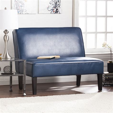 Leather Settee Bench