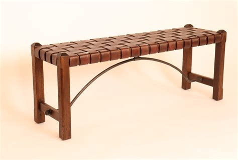 Leather Strap Bench