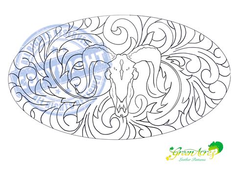 Leather Tooling Pattern