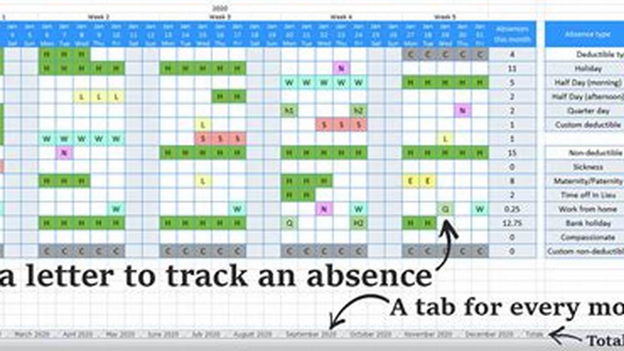 Leave Calendar Excel 2025