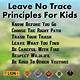 Leave No Trace Cub Scouts Printable