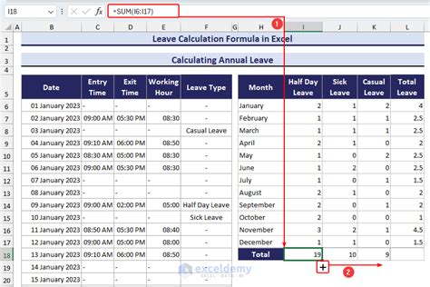 Leave Day Calculator