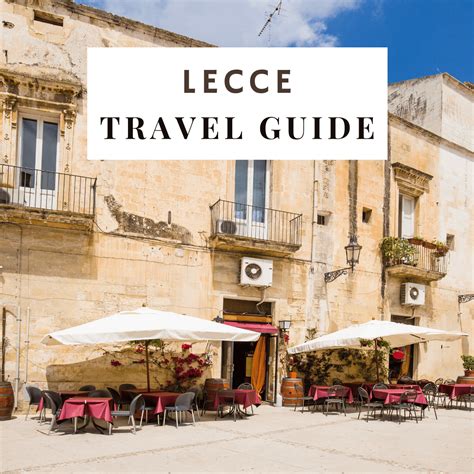Lecce Travel Information