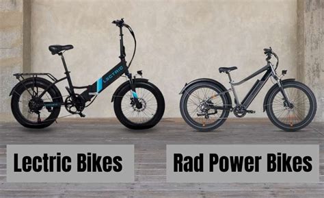 Lectric Vs Rad Bikes